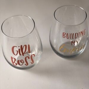 Wine glasses- Like New